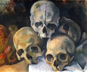 Pyramid of Skulls 1901 by Paul Cezanne