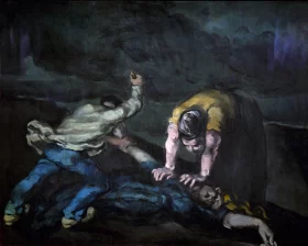 The Murder 1870 by Paul Cezanne