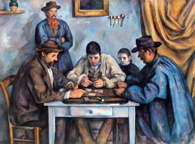 The Card Players (Les Joueurs De Cartes) by Paul Cezanne