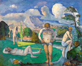 Bathers at Rest by Paul Cezanne