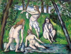 Four Bathers by Paul Cezanne