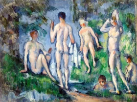 Group of Bathers by Paul Cezanne