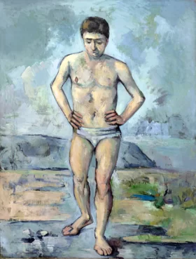 The Bather 1885 by Paul Cezanne