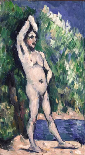 Baigneur Debout 1876 by Paul Cezanne