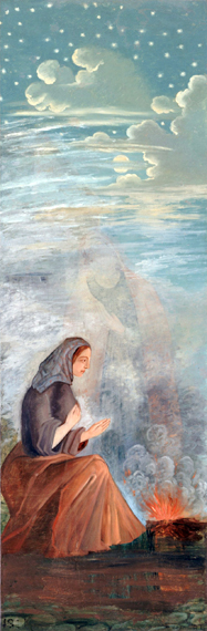 L'hiver 1860 by Paul Cezanne