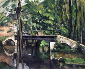 Le Pont De Maincy by Paul Cezanne