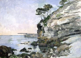 L'estaque, Effet Du Soir by Paul Cezanne