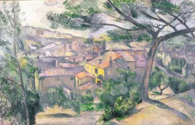 Morning view of L'estaque Against the Sunlight by Paul Cezanne