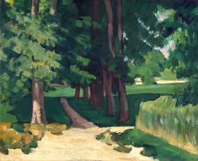 The Avenue at the Jas De Bouffan by Paul Cezanne