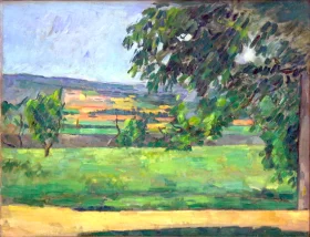 Vue Prise Du Jas De Bouffan by Paul Cezanne