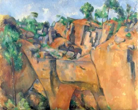 The Bibémus Quarry 1895 by Paul Cezanne