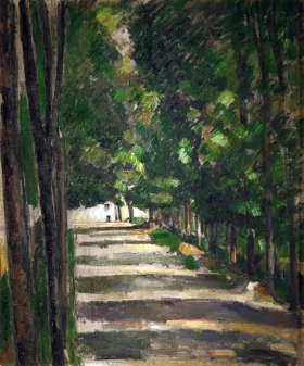 L'allée 1879 by Paul Cezanne