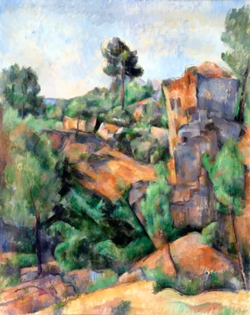 Bibémus Quarry 1895 by Paul Cezanne
