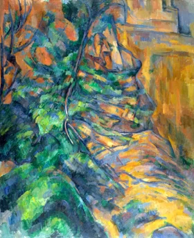 Rochers et Branches à Bibémus by Paul Cezanne