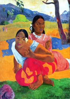 Nafea Faaipoipo (When are you Getting Married?) by Paul Gauguin