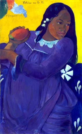 Vahine No Te Vi (Woman with Mango) by Paul Gauguin