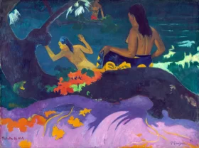 Fatata Te Miti (By the Sea) by Paul Gauguin