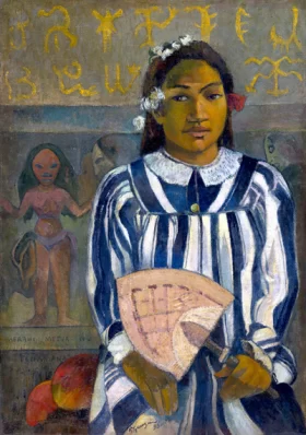 Merahi Metua No Tehamana (Tehamana Has Many Parents or the Ancestors of Tehamana) by Paul Gauguin