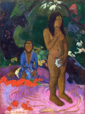 Parau Na Te Varua Ino (Words of the Devil) by Paul Gauguin