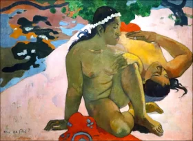 Aha Oé Feii? (What, are you Jealous?) by Paul Gauguin