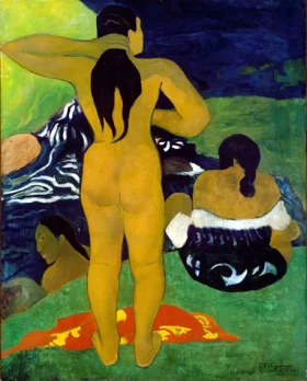 Tahitian Women Bathing by Paul Gauguin