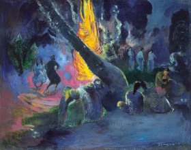 Upa Upa (The Fire Dance) by Paul Gauguin