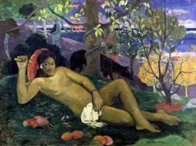 Te Arii Vahine (The King'S Wife) by Paul Gauguin