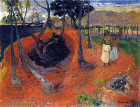Idyll in Tahiti by Paul Gauguin