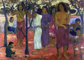 Nave Nave Mahana 1896 by Paul Gauguin