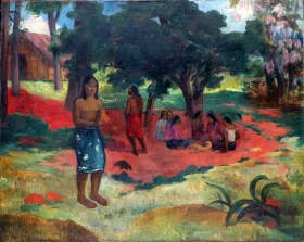 Parau Parau (Whispered Words) by Paul Gauguin
