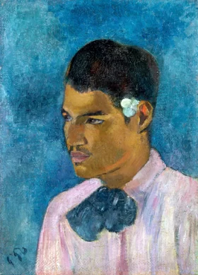 Jeune Homme À La Fleur by Paul Gauguin