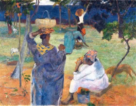Fruit Picking, or Among the Mangoes by Paul Gauguin