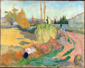 Landscape From Arles by Paul Gauguin