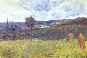 Vue GéNéRale De Rouen by Paul Gauguin