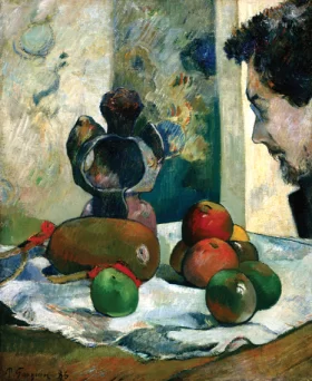 Still Life with Profile of Laval by Paul Gauguin