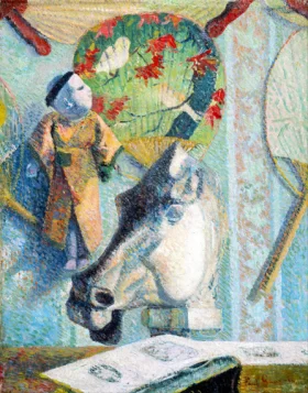 Still Life with Horse'S Head by Paul Gauguin