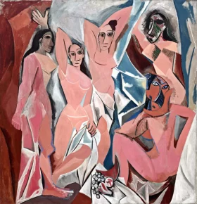 Les Demoiselles D'avignon by Pablo Picasso (inspired)