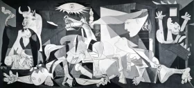 Guernica by Pablo Picasso (inspired)
