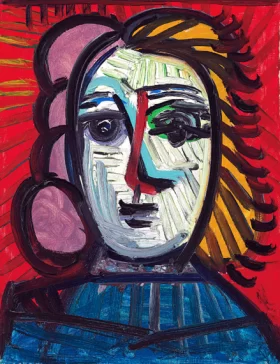 Buste De Femme by Pablo Picasso (inspired)