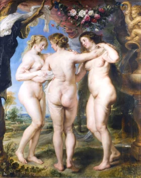 The Three Graces 1635 by Peter Paul Rubens