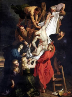 Descent from the Cross - Triptych - Center Panel by Peter Paul Rubens
