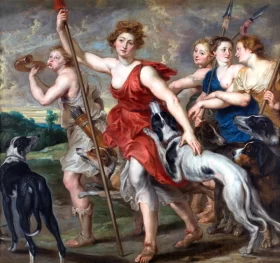 Diana Huntress by Peter Paul Rubens