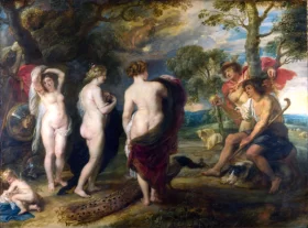 Judgement of Paris-National Gallery by Peter Paul Rubens