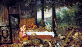 Allegory of Taste 1618 by Peter Paul Rubens
