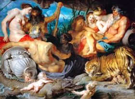 The Four Continents 1615 by Peter Paul Rubens