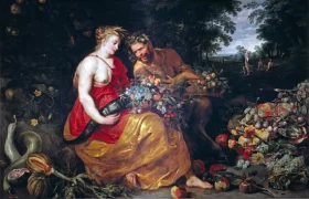 Ceres and Pan 1615 by Peter Paul Rubens