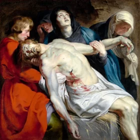 The Entombment 1612 by Peter Paul Rubens
