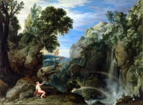 Landscape with Psyche and Jupiter 1610 by Peter Paul Rubens