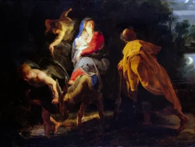 The Flight Into Egypt 1614 by Peter Paul Rubens