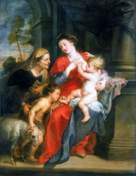 The Virgin and Child with Sts. Elizabeth and John the Baptist by Peter Paul Rubens